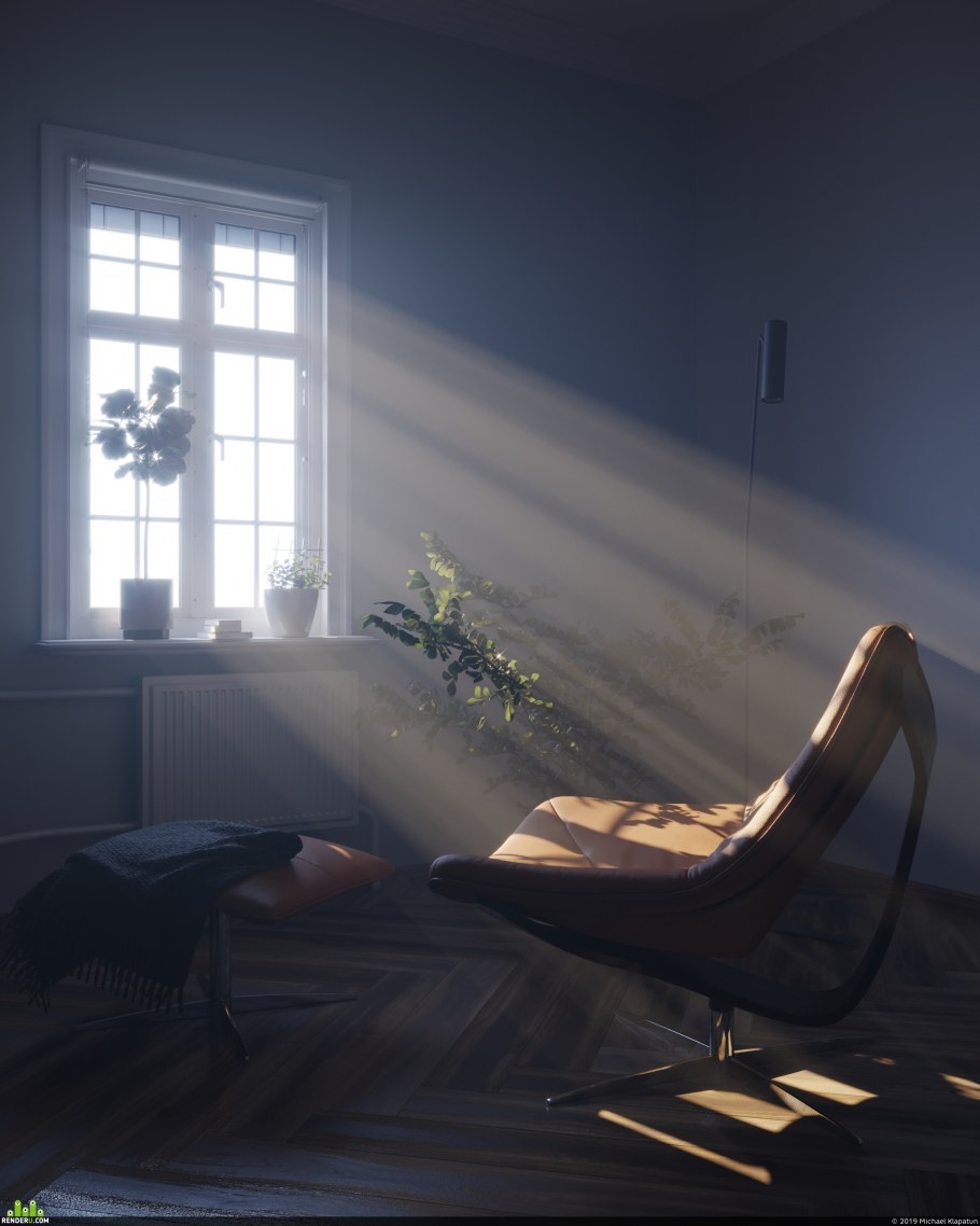 3d рендер интерьера