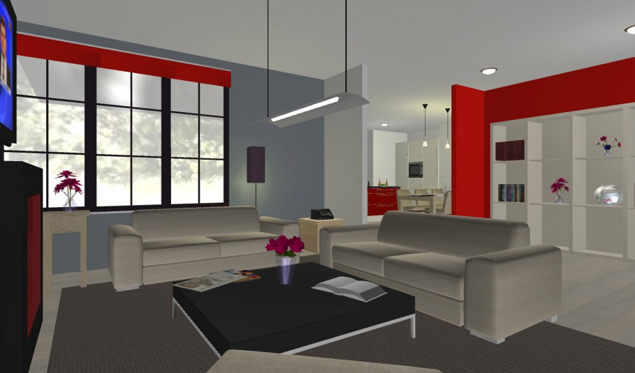 3d визуализация комнаты