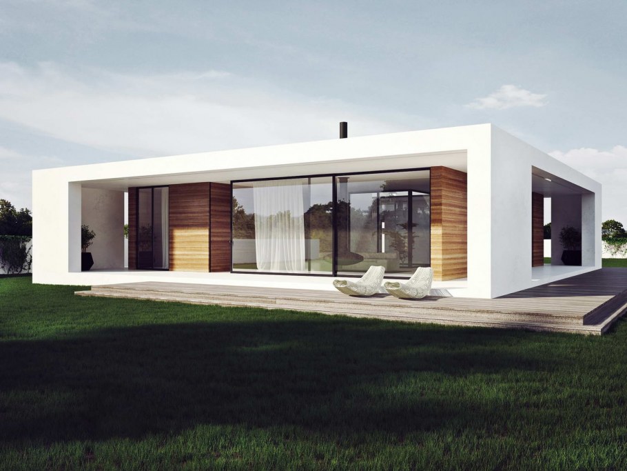 Современные кирпичные дома