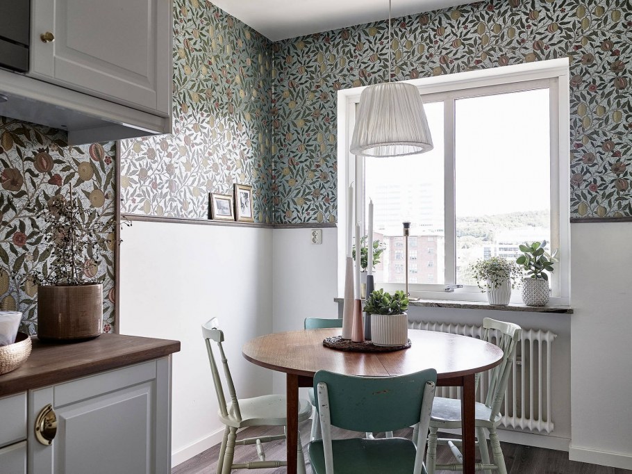 Обои для кухни модные тенденции