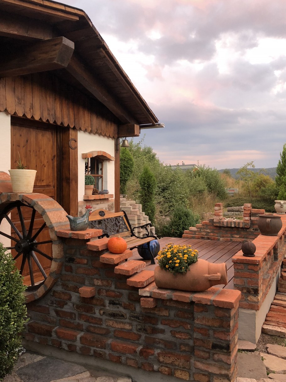 Рустикальный деревенский ландшафтный