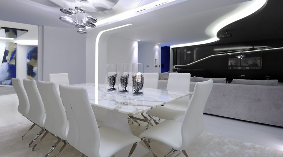 Столовая в стиле Хай тек