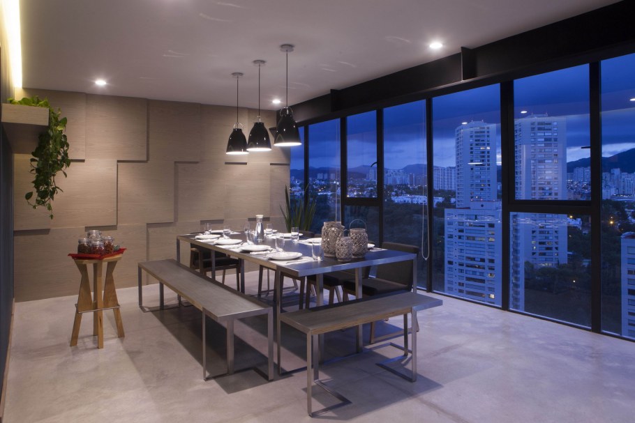 Столовая в стиле Хай тек