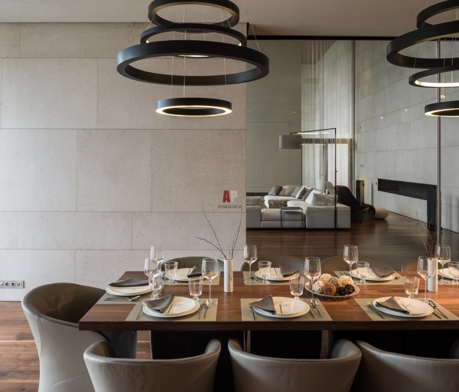 Столовая в стиле Хай тек