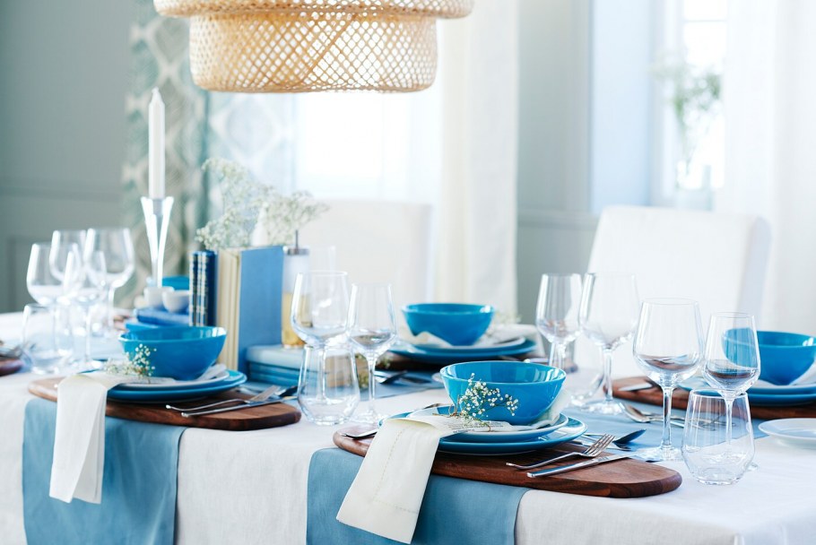 ФЭРГРИК тарелка десертная, каменная керамика, бирюзовый, 21 см