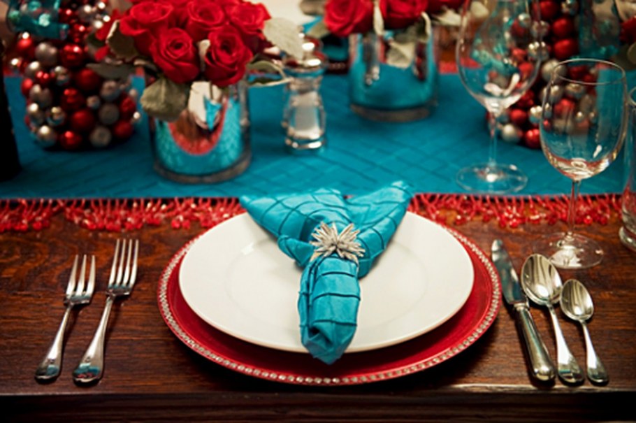 Сервировка новогоднего стола