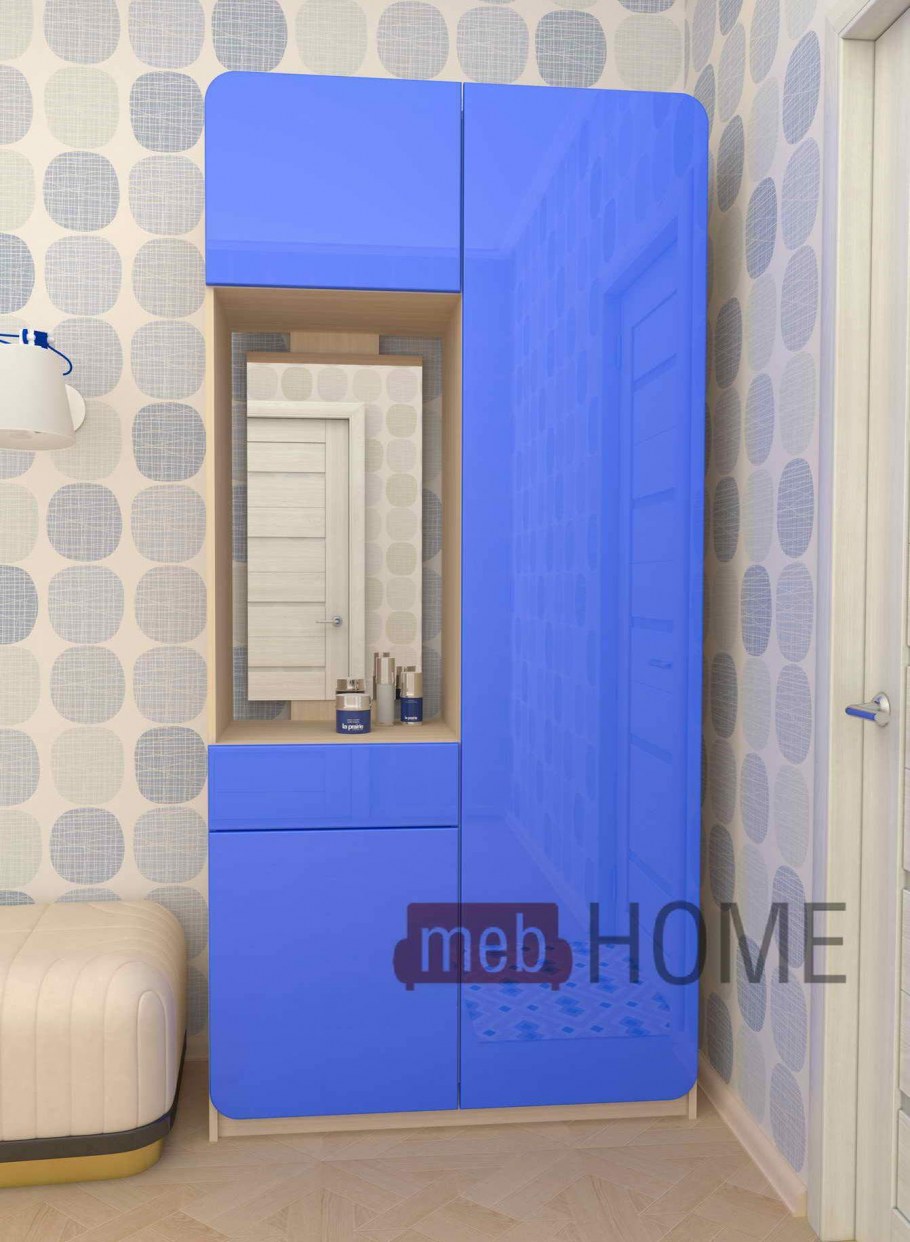 Прихожая Мебелеф 16 синяя