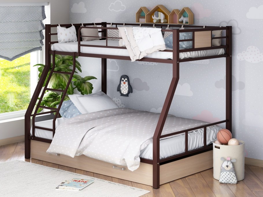 Кровать 2х ярусная 1 массив Фант