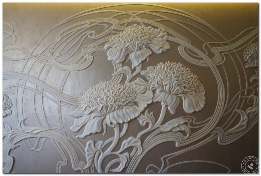 Художественная лепнина на стенах