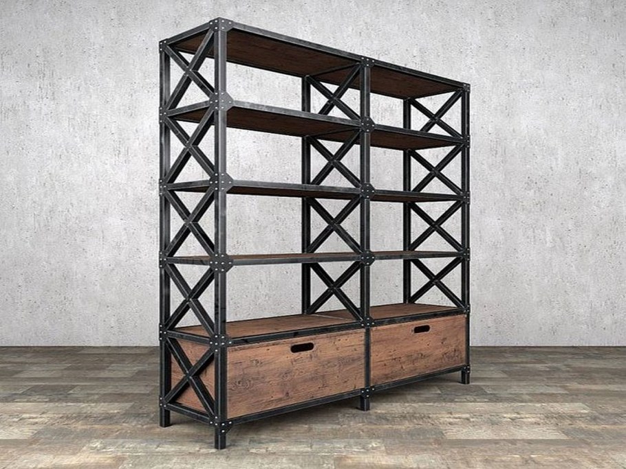Стеллаж санрес-14 в стиле лофт