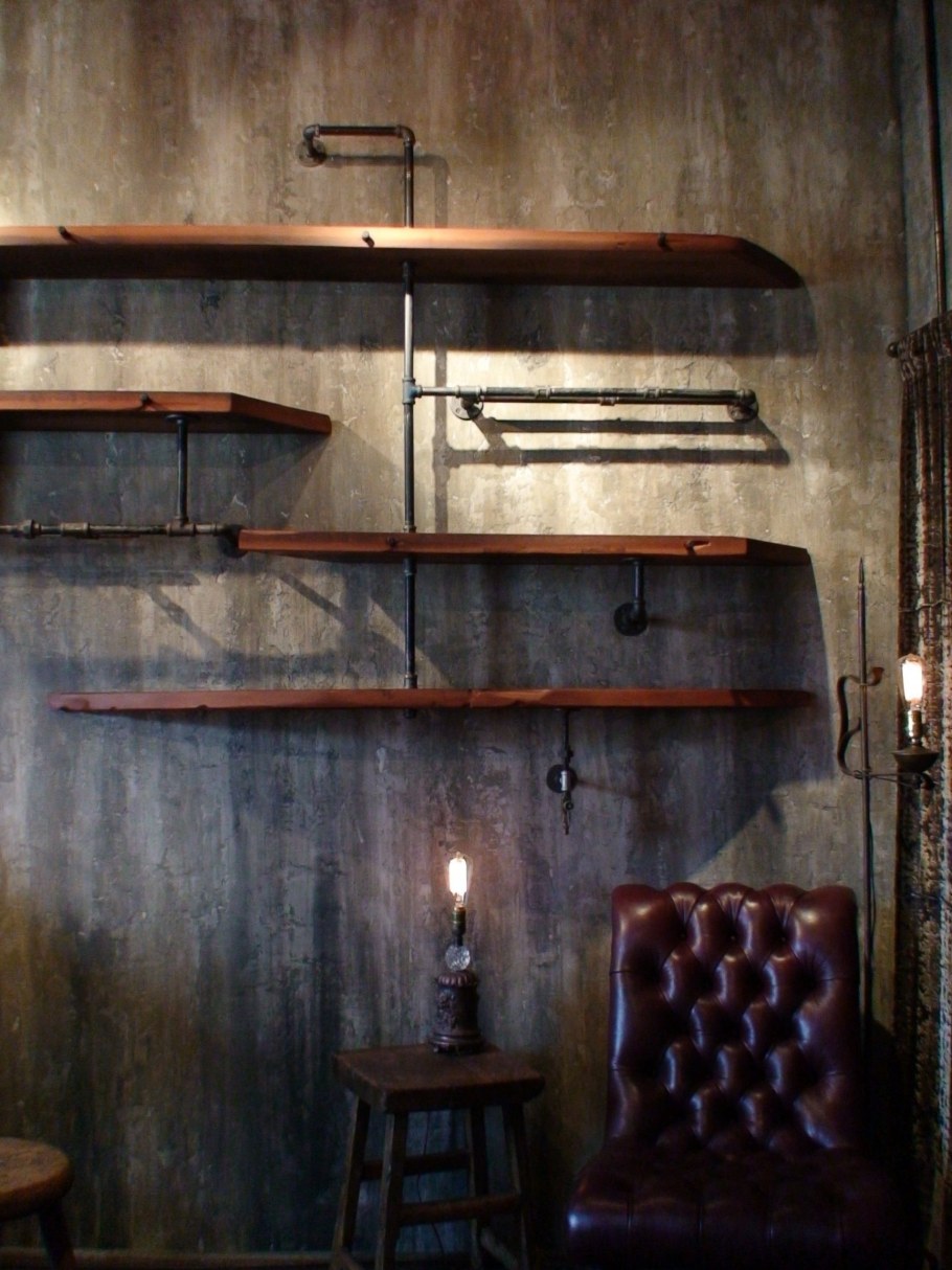 Стеллаж в стиле стимпанк