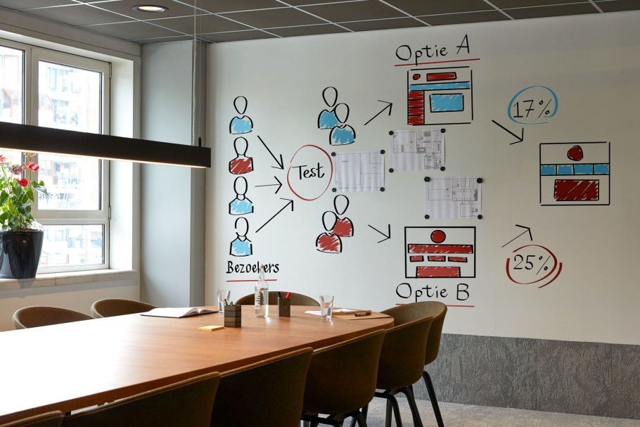 Разрисованные стены в офисе