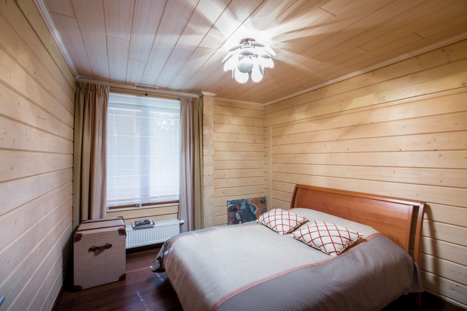 Tikkurila зеленый имитация бруса