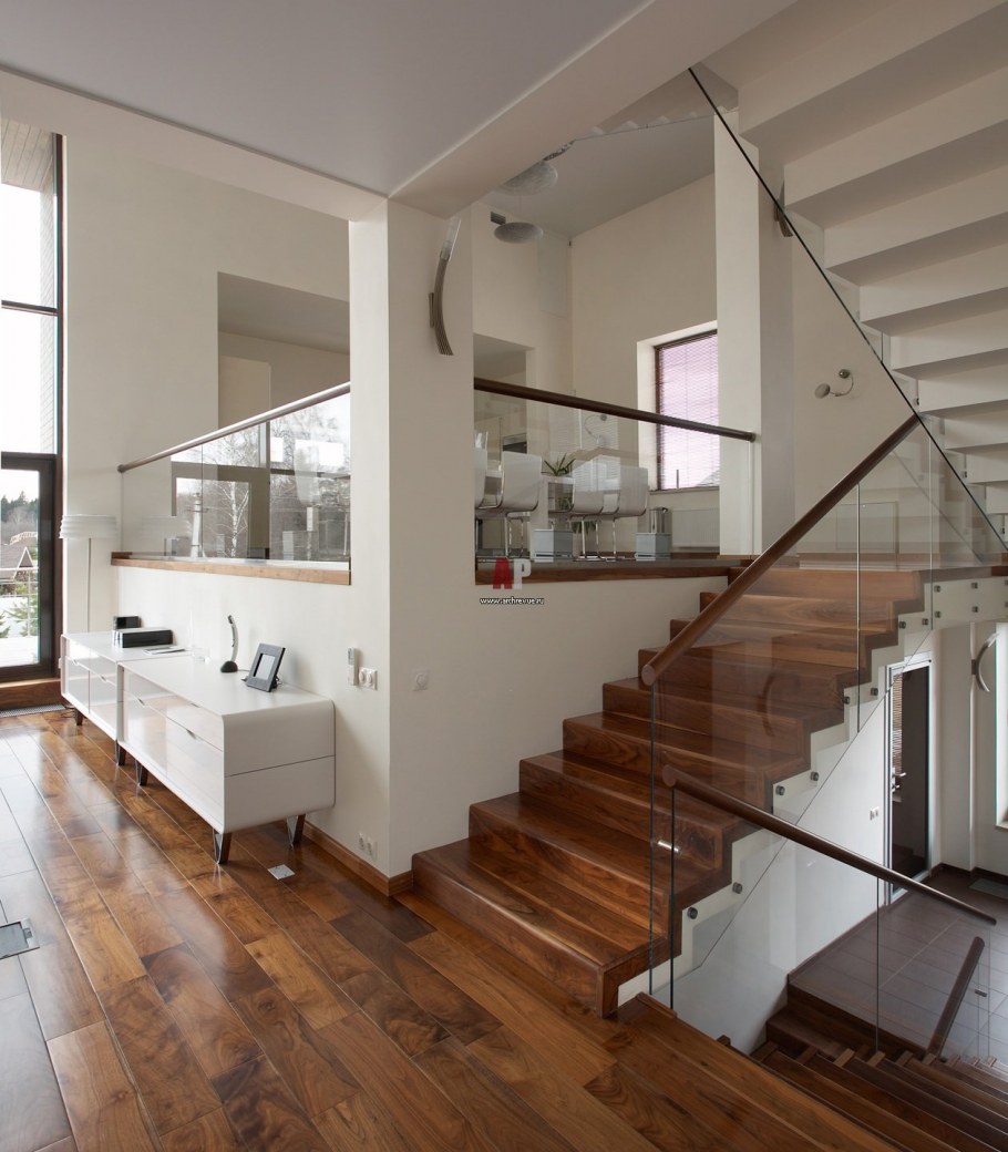 Интерьер двухэтажного таунхауса