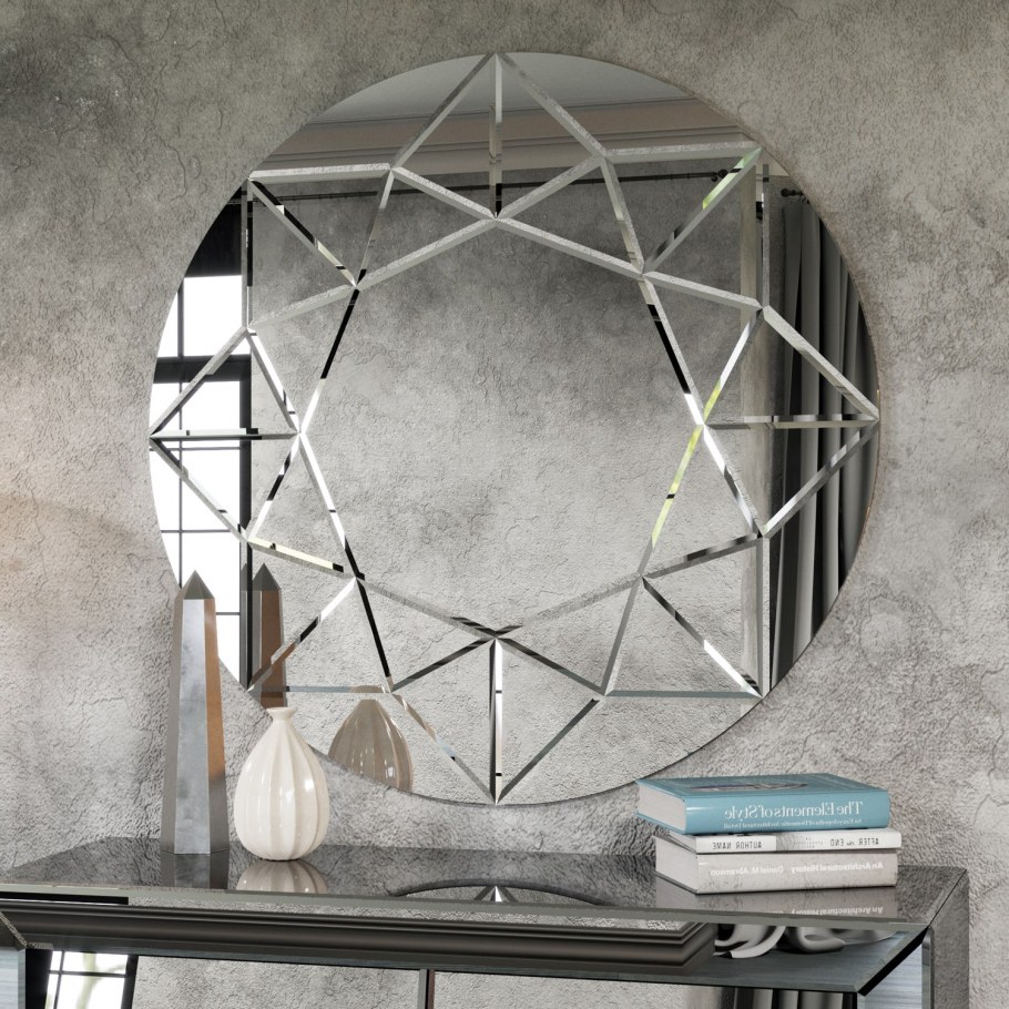 Зеркало в бирюзовой раме