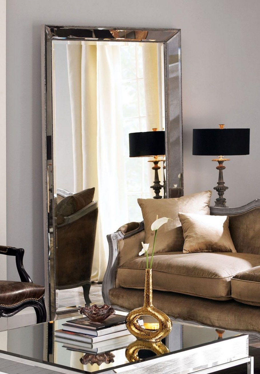 Напольное зеркало "Уилшир" (pale Silver)