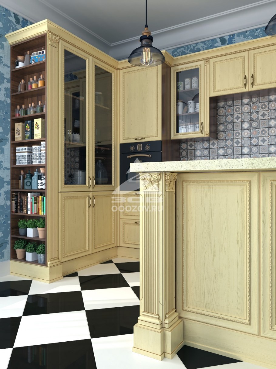 Багетный карниз Ажур