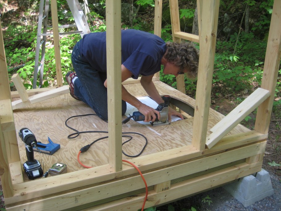 Сарай 3х4 с односкатной крышей