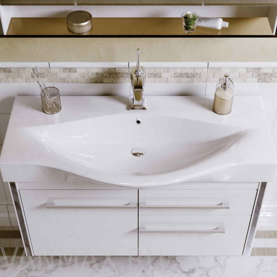 Раковина Aqwella Malaga 90 l