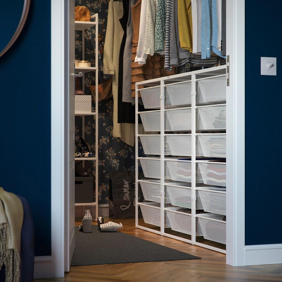 Шведские гардеробные системы Elfa