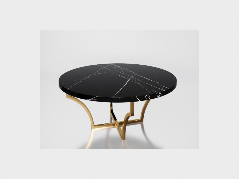 Журнальный стол Sheffield со столешницей из мрамора артикул: IMR-817899