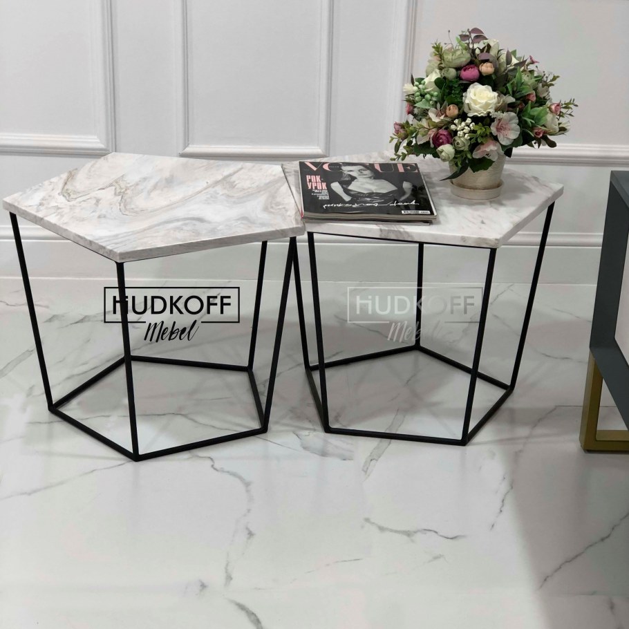Журнальный стол Rock с мраморной столешницей