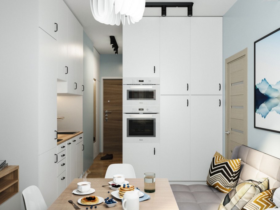 Дизайн проект студии в ЖК Тетрис