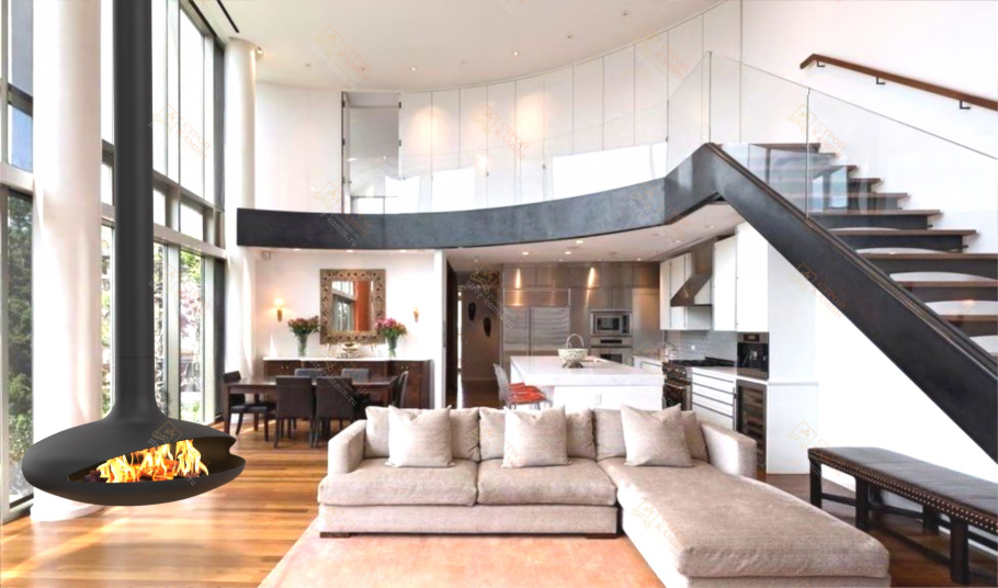 Гостиная в пентхаусе