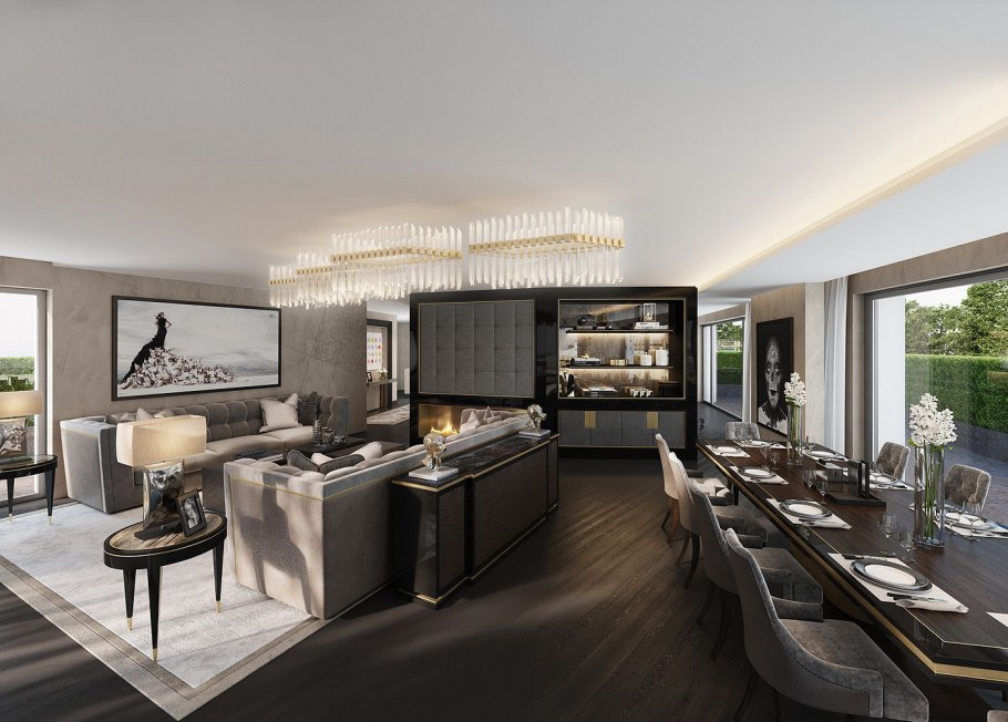 Интерьер пентхауса в современном стиле