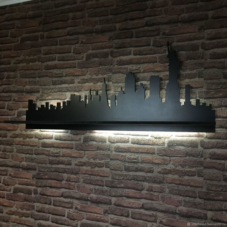 Полочки с подсветкой