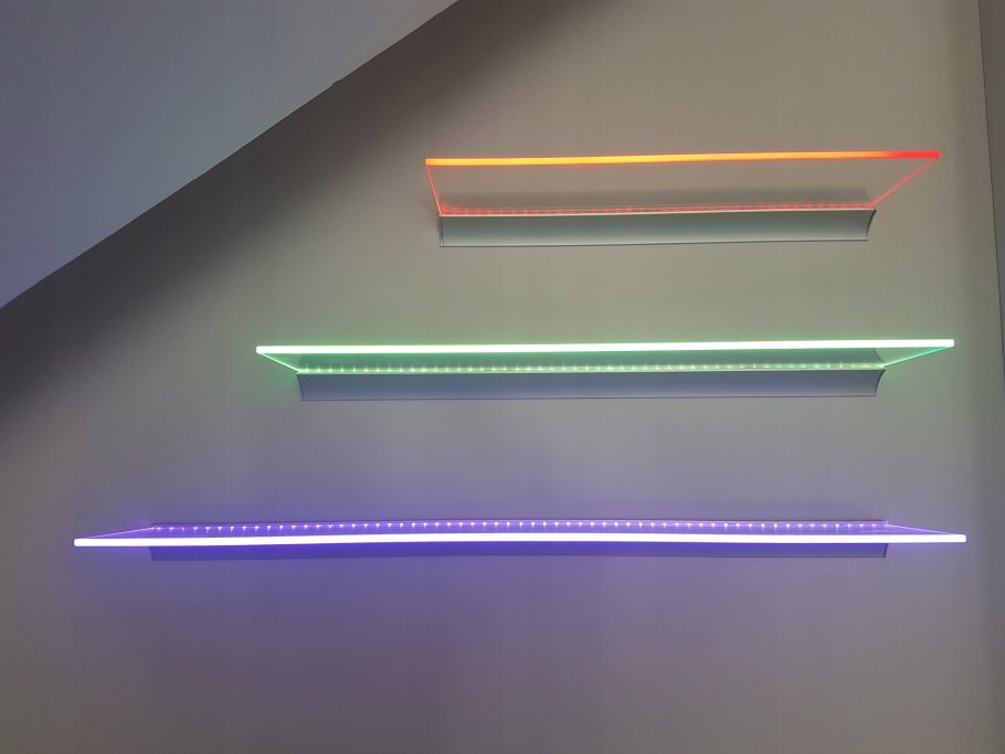 Светодиодный светильник Zeta Glasline для стеклянных полок