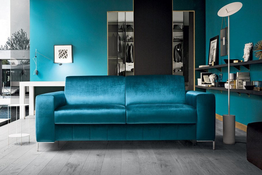 Бирюзовый диван
