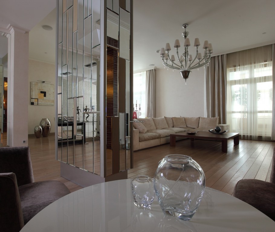 Колонны в современном интерьере