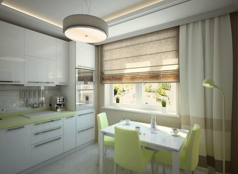 Кухня в пастельных тонах