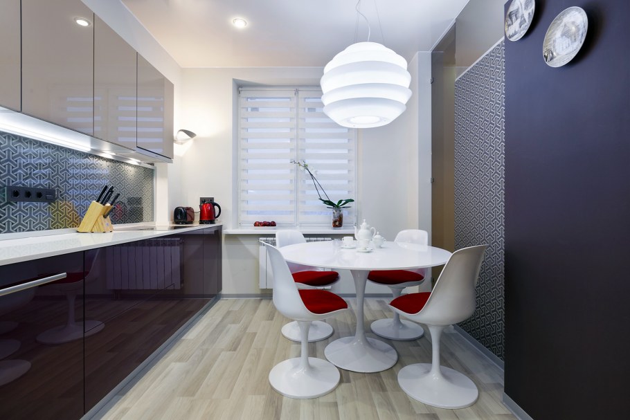 Маленькая кухня в стиле Контемпорари