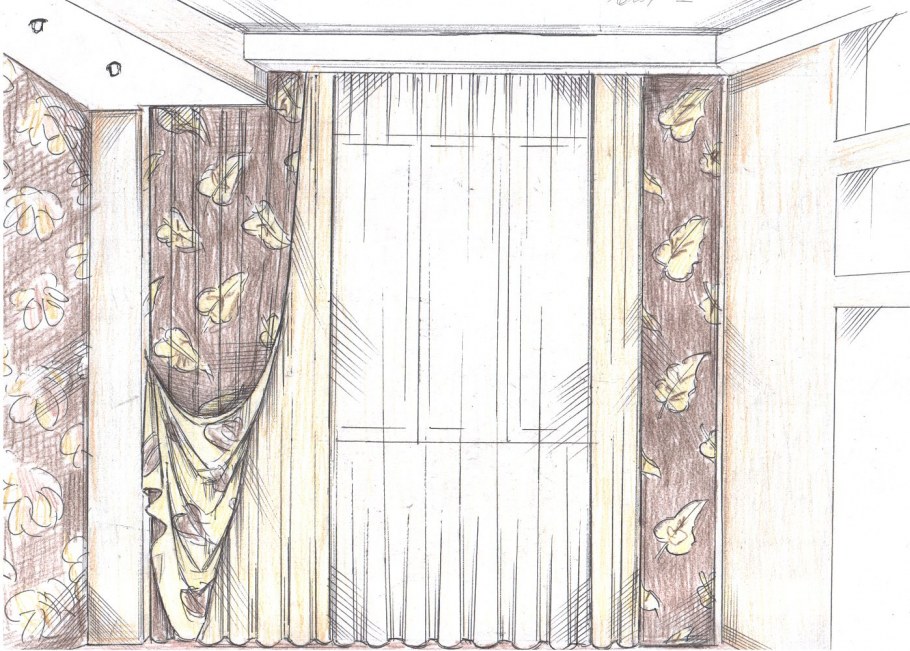 Набросок штор