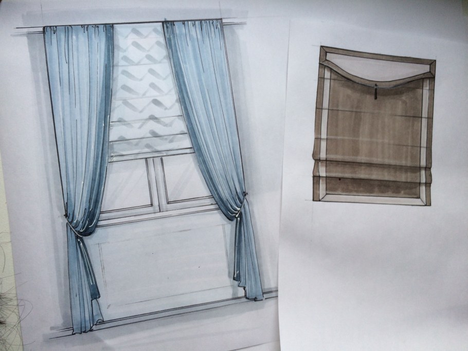 Набросок штор