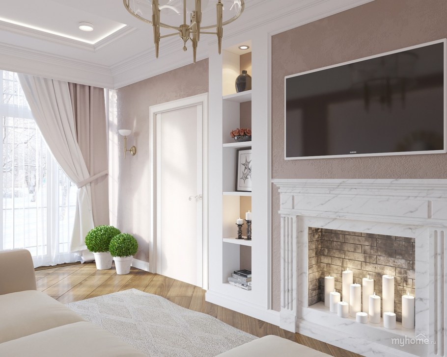 Камин в стиле Неоклассика