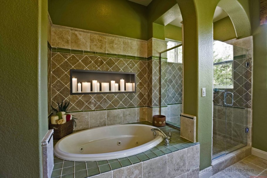 Отделка ванной комнаты кафелем