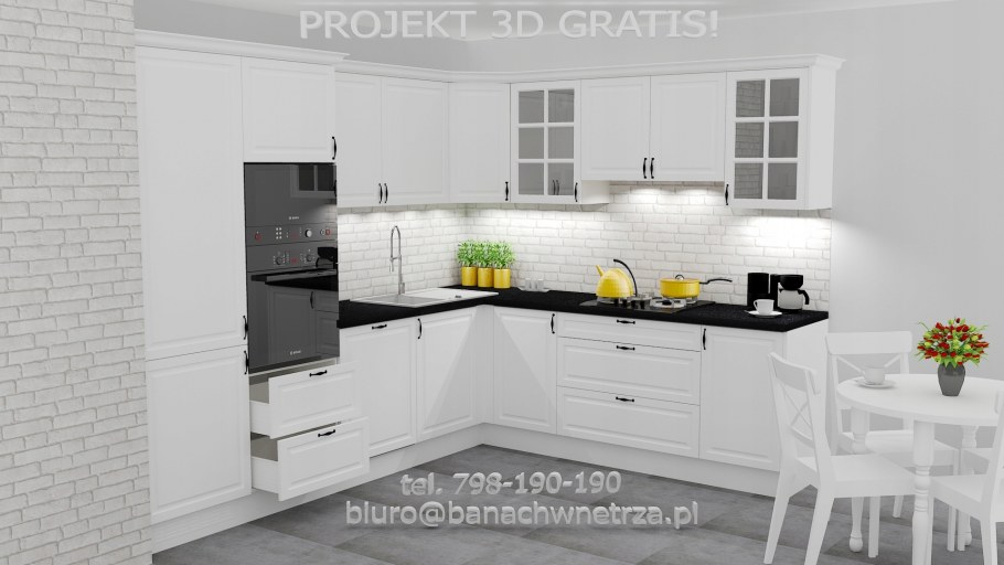 Кухни хайтек белый глянец