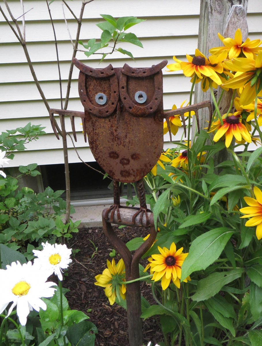 Садовый декор из металла