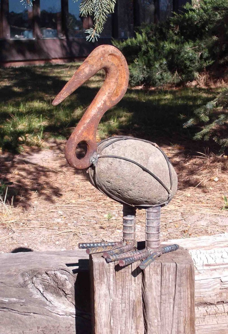 Поделки из металла для сада