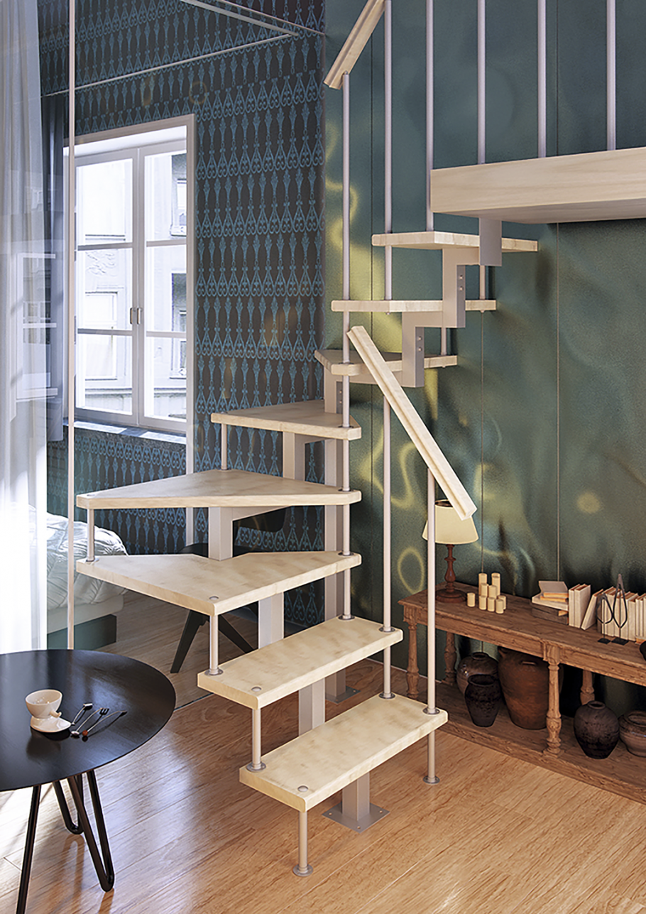 Модульная лестница Леруа Мерлен