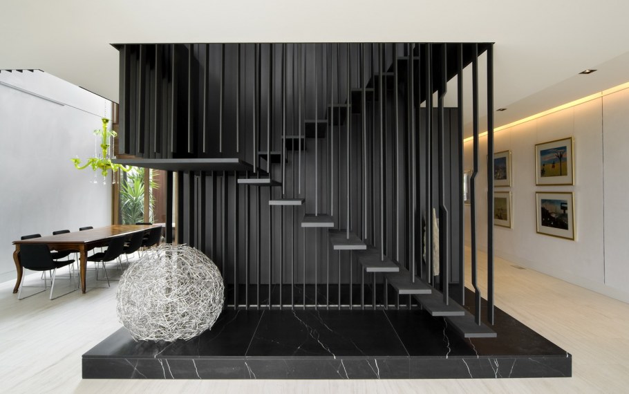 Креативные ограждения для лестницы