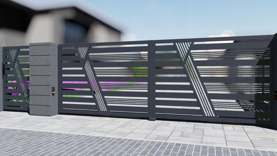 Откатные ворота Херман