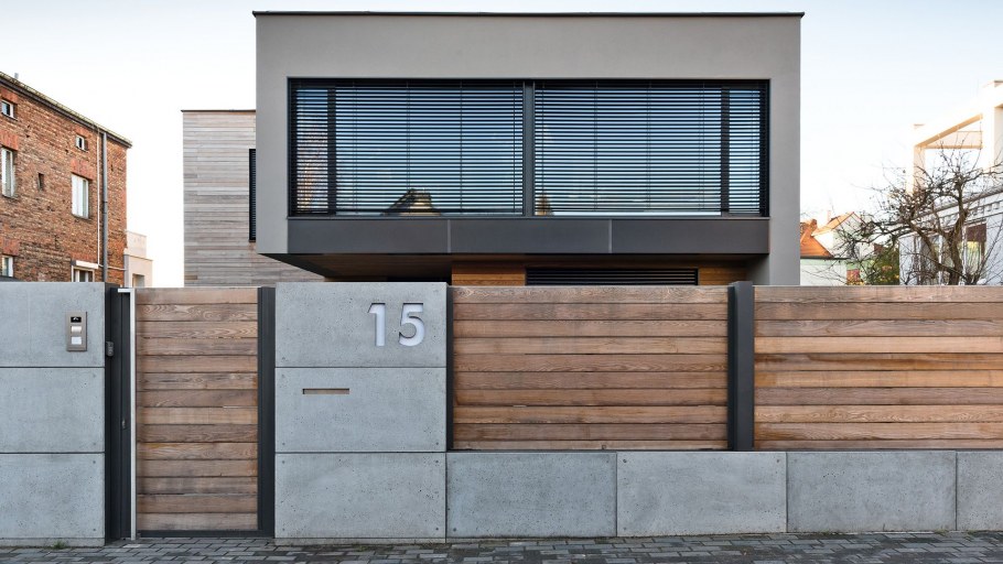 Стильный современный забор