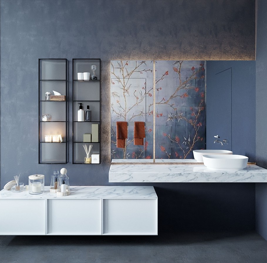 Ванная в загородном доме