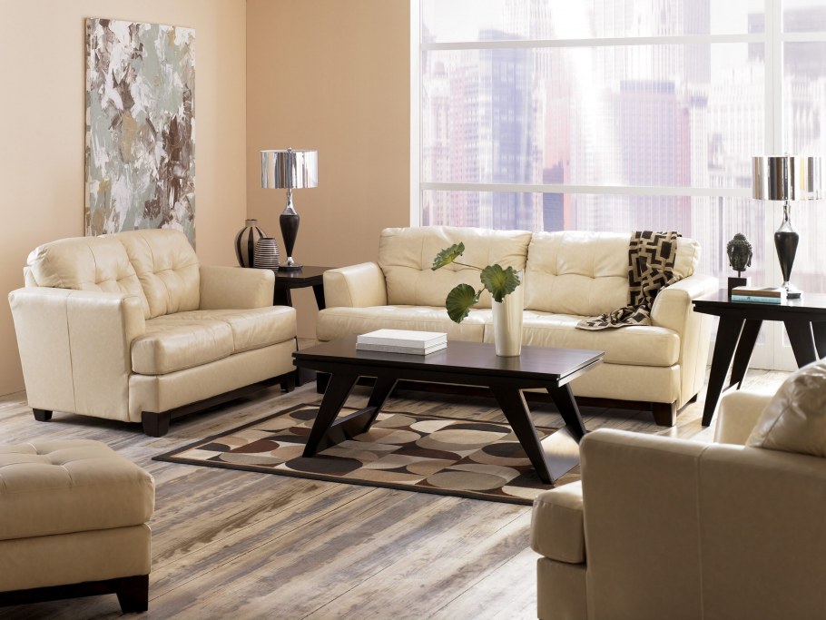 Бежевая мебель в интерьере