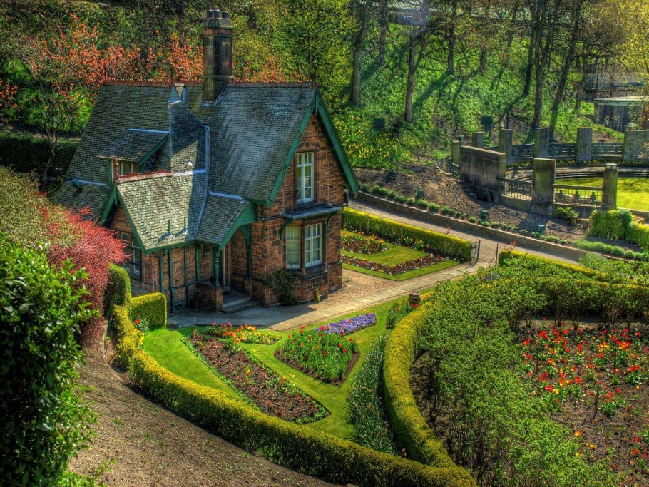 Огород в английском саду