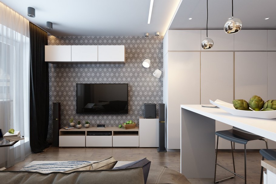 Маленькая гостиная студия